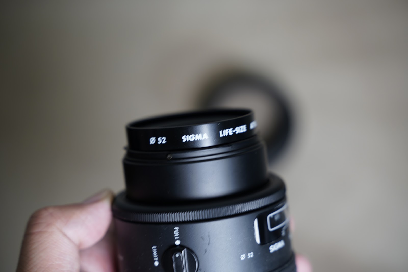 SIGMA AF MACRO 90mm 1:2.8 EF用 クローズアップ付き
